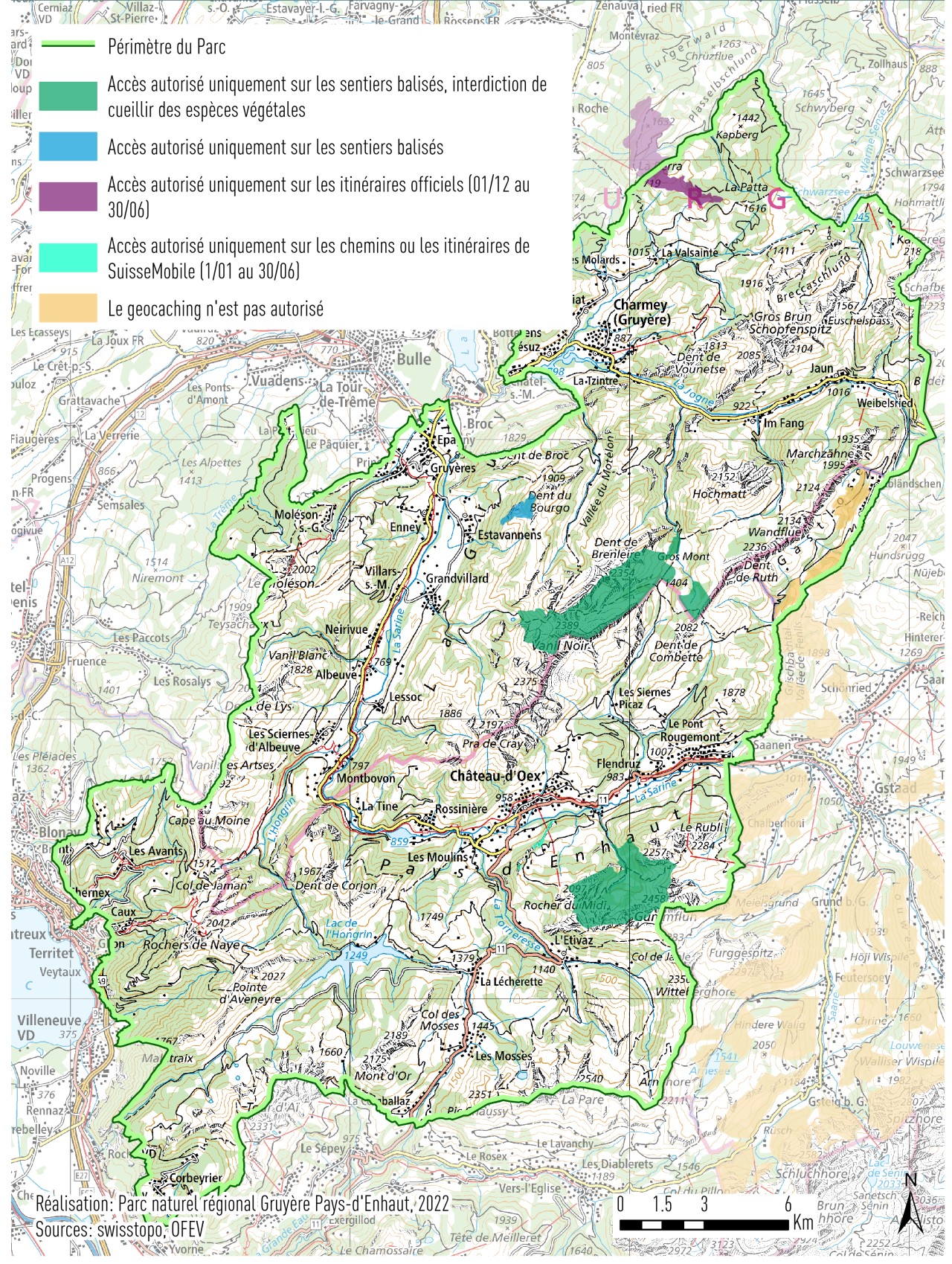 Carte randonnée pédestre